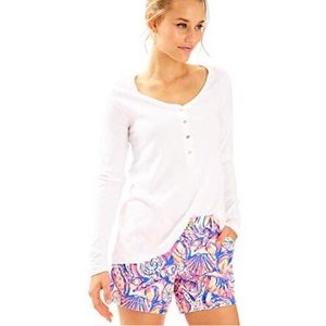 NWT Lilly Pulitzer Longsleeve Long Sleeve White XL